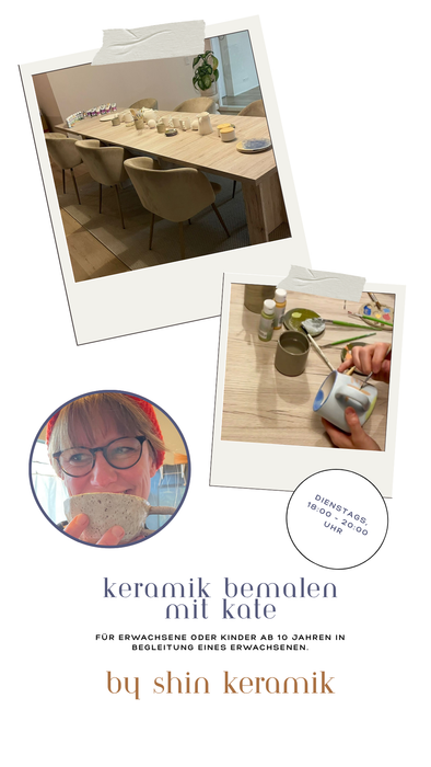 Keramik bemalen mit Kate