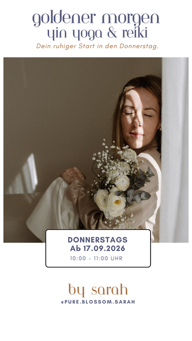 Yin Yoga & Reiki: Goldener Morgen mit Sarah