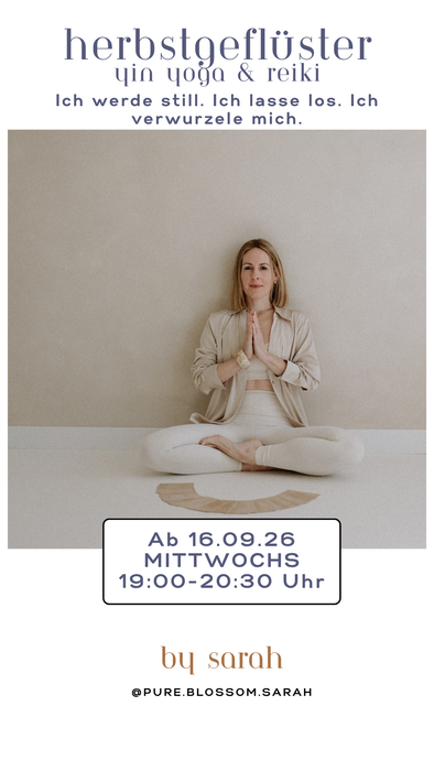 Yin Yoga & Reiki: Herbstgeflüster mit Sarah