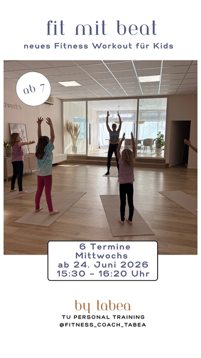 Fit mit Beat - neues Fitness Workout für Kids mit Tabea