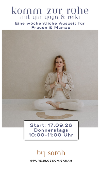 Komm zur Ruhe - Yin-Yoga mit Sarah