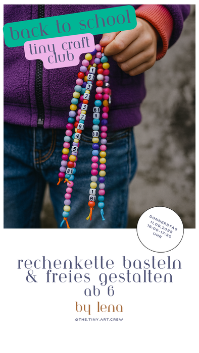 Rechenkette basteln & freies Gestalten