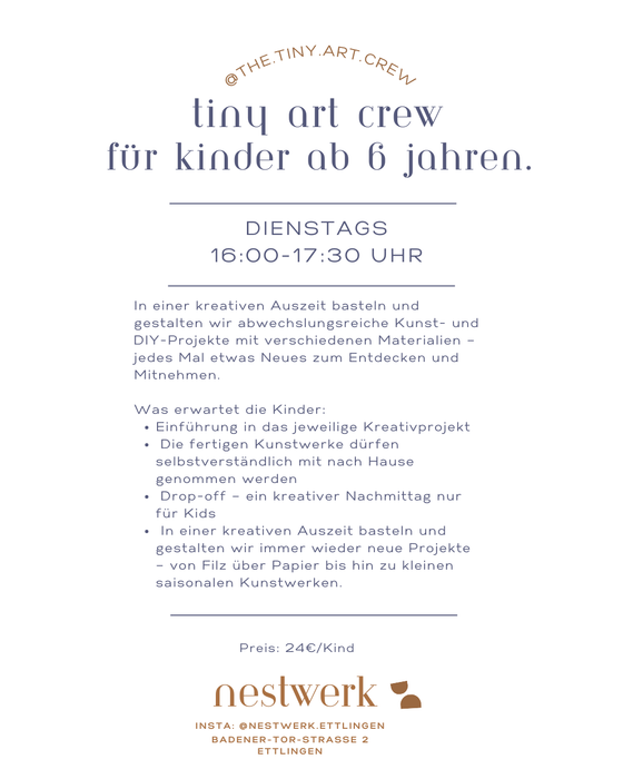 Tiny Art Crew mit Lena