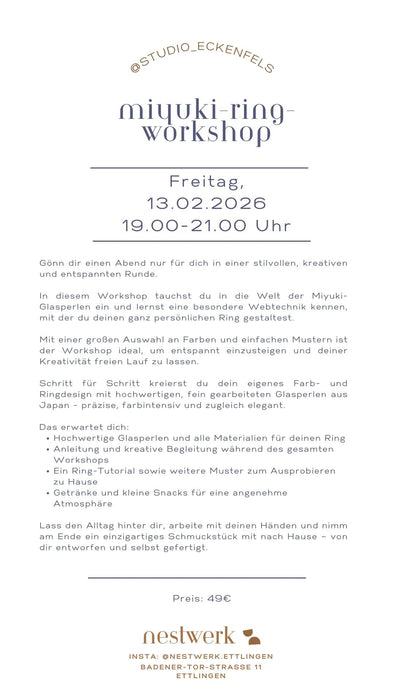 Miyuki-Ring-Workshop (Basic)