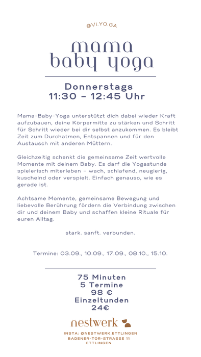 Mama-Baby-Yoga mit Vivian