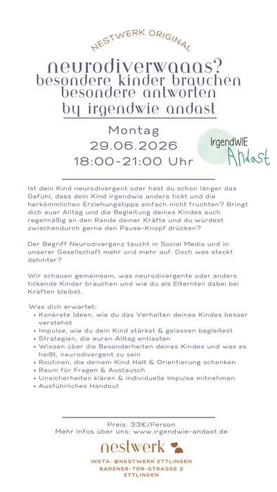 Neurodiverwaaas? Besondere Kinder brauchen besondere Antworten