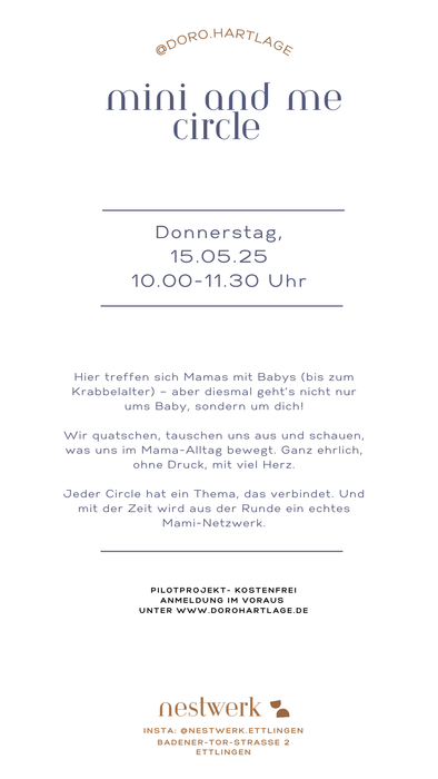 Mini und Me Circle mit Doro