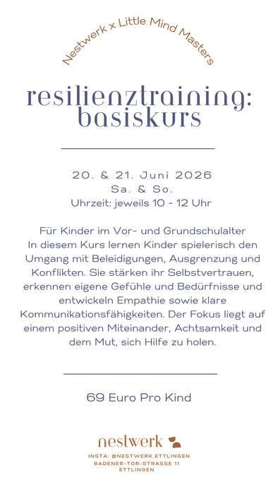 Basiskurs zum Selbstbehauptungs und Resilienztraining (20. & 21. Juni 2026)