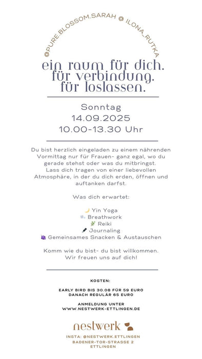 Ein Raum für dich – Frauen-Retreat