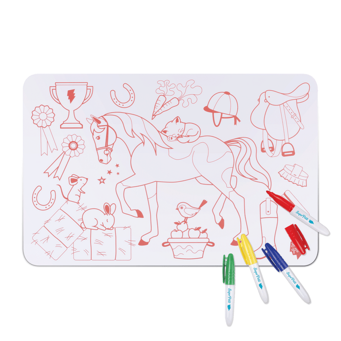 Neu: 2-in-1 Lern- und Malmatte – Pony Club