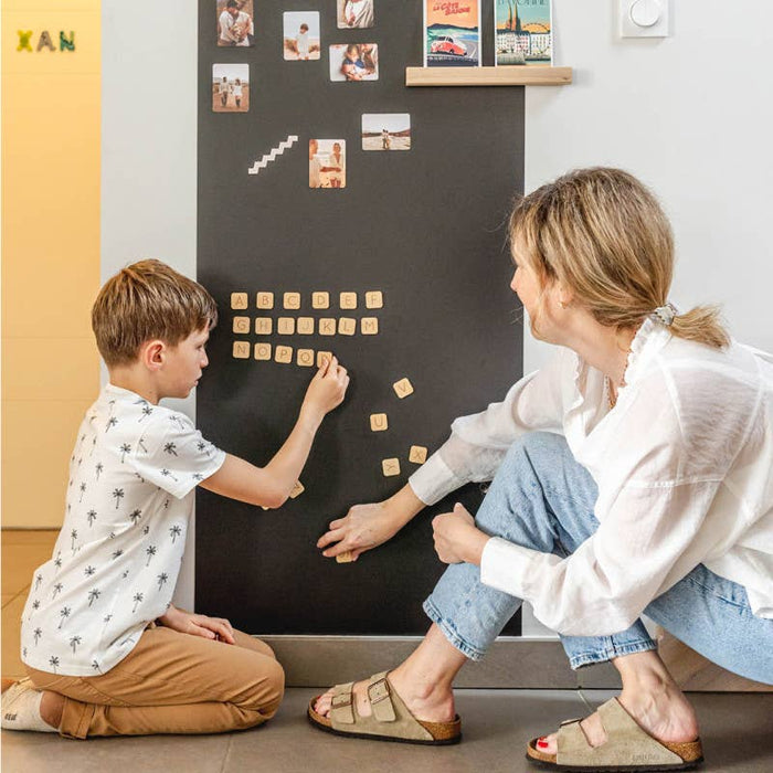 Wooden magnetic alphabet - 26 letters